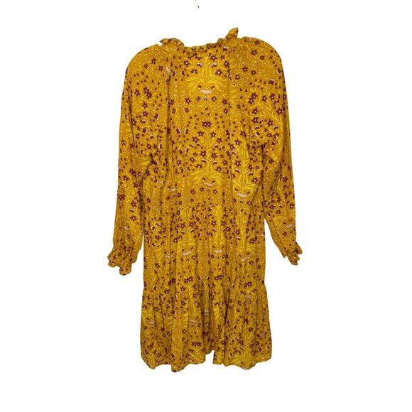 Roller Rabbit Yellow Rhone Anthropologie Mini Dress - Size S - Picture 5 of 8